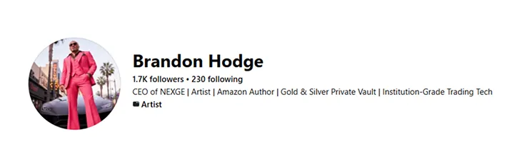 Brandon Hodge's profile