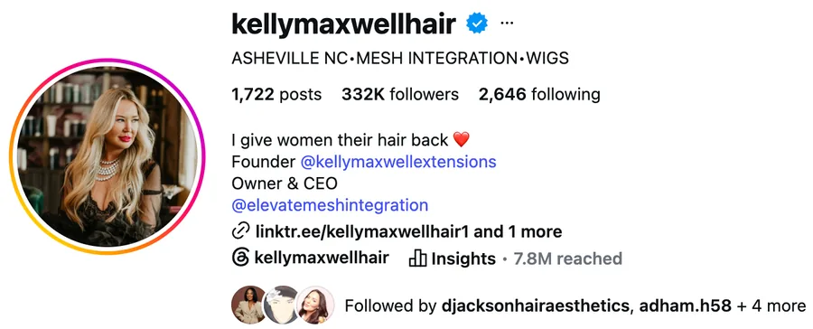 Kelly Maxwell's Instagram profile