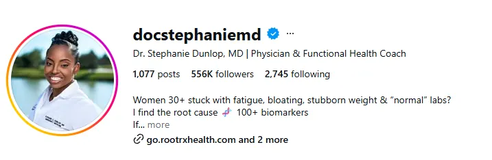 Dr. Stephanie Dunlop's profile